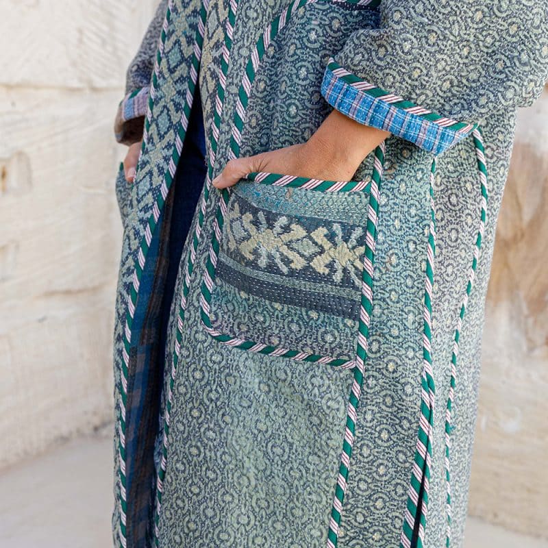 Kantha Dustcoat - Country Style