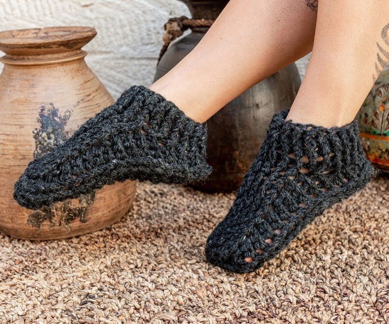 Wool Socks - Charcoal