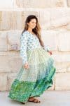 Jhali Dress - Green Goddess