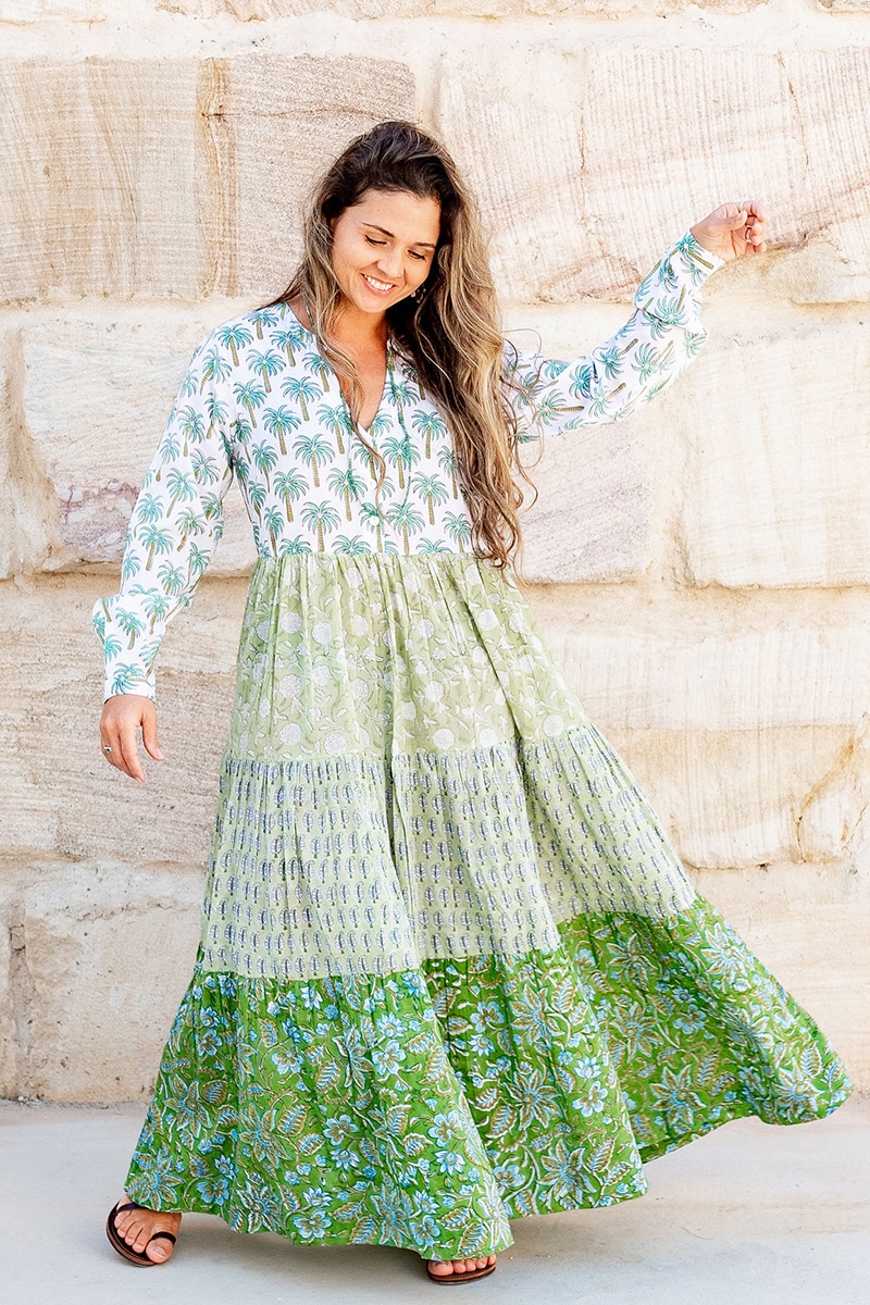 Green hotsell goddess dress