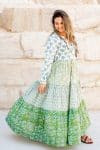 Jhali Dress - Green Goddess