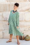Adelina - Wasabi Stripe