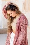Vintage Sari Dustcoat - Dusk