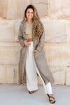 Vintage Sari Dustcoat - Natura