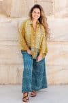 Vintage Sari Amira - Turmeric Multi