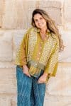 Vintage Sari Amira - Turmeric Multi
