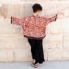 Vintage Sari Amira - Ochre Bouquet