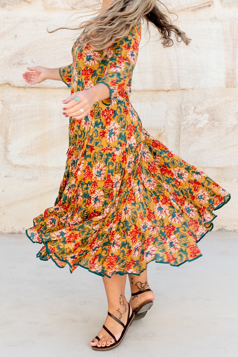 Flamenco Dress with Sleeves - Classic Whim