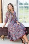 Flamenco Dress with Sleeves - Ayana Twilight