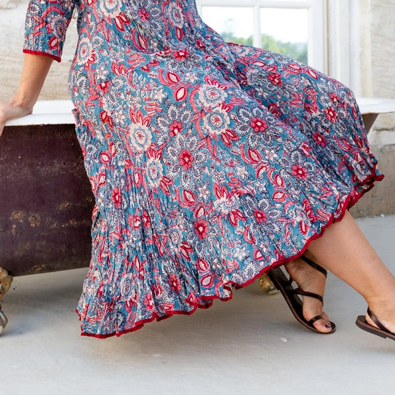 Flamenco Dress with Sleeves - Ayana Twilight