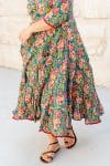 Flamenco Dress with Sleeves - Timeless Teal