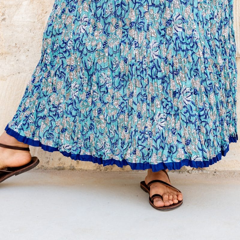Flamenco Skirt - Aquamarine