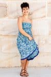 Flamenco Skirt - Aquamarine