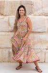 Flamenco Dress - Vintage Pink