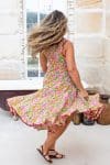 Flamenco Dress - Vintage Pink