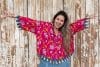 Vintage Sari Amira - Wild Pink