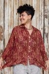 Vintage Sari Amira - Garnet