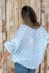 Vintage Sari Amira - Blue Iris