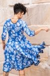 Flamenco Dress with Sleeves - Mediterranean