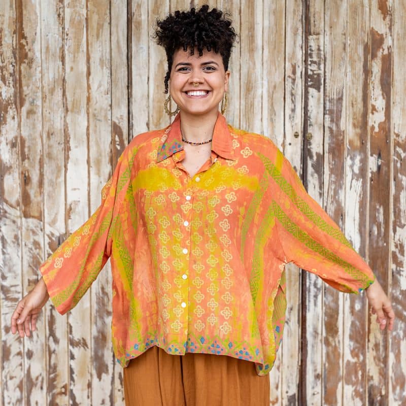 Vintage Sari Amira - Kesar