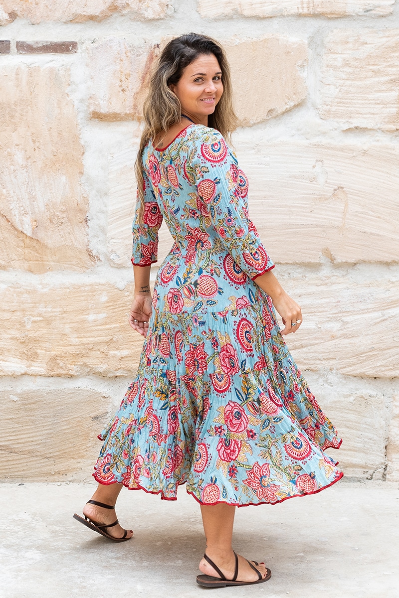 Flamenco Dress with Sleeves - Paradise