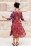 Fusion Dress - Red Paisley