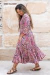 Flamenco Dress with Sleeves - Summer Harvest