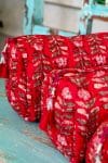 Washbag - Red Daisy Chain