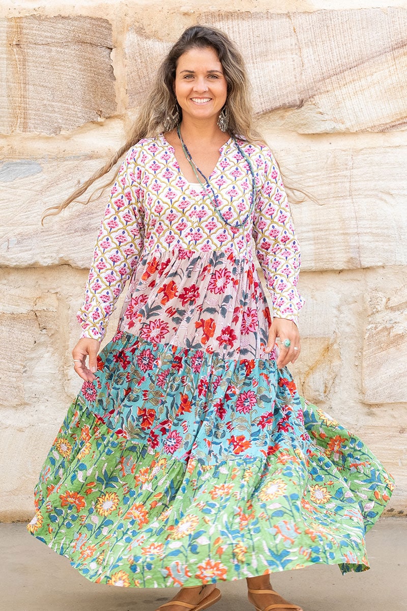 Jhali Dress - Spring Goddess