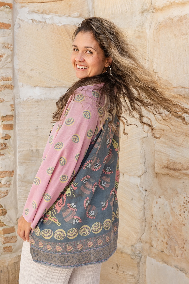 Vintage Sari Amira - Cheery - Cotton