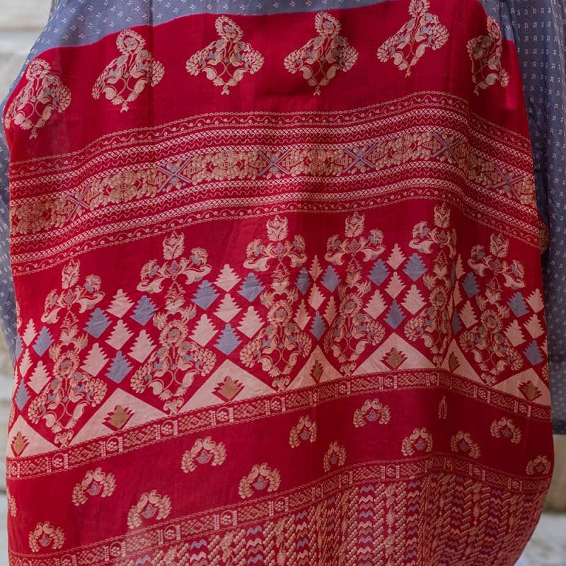 Vintage Sari Amira - Flock - Silk