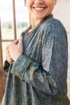 Vintage Sari Dustcoat - Lush -Silk