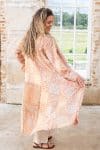 Vintage Sari Dustcoat - Joileh - Silk