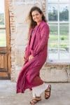 Vintage Sari Dustcoat - Carinho - Wool - Silk