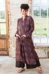 Vintage Sari Dustcoat - Harmony - Wool - Silk