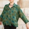 Vintage Sari Amira - Petala - Wool - Silk