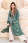 Vintage Sari Dustcoat - Fadah - Silk