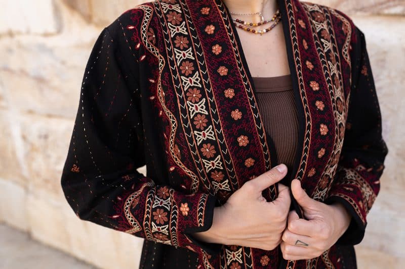 Persian Luxe Coat - Onyx