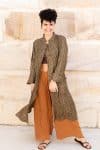 Vintage Sari Dustcoat - Solei - Wool - Silk