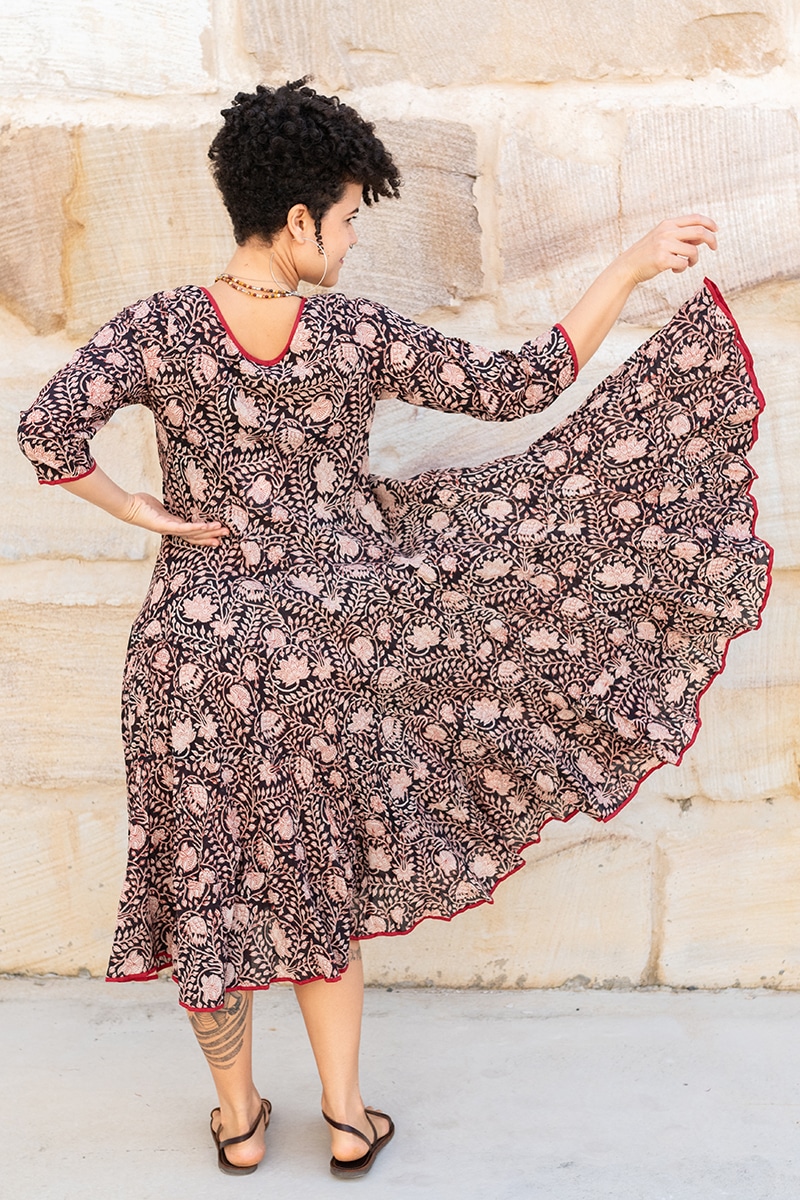 Flamenco Dress - Sangria - Soul Song Life - 100% Cotton