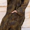 Vintage Sari Dustcoat - Oliva- Silk