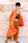 Vintage Sari Dustcoat - Sabia - Silk