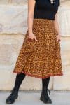 Boho Skirt - Cheetah