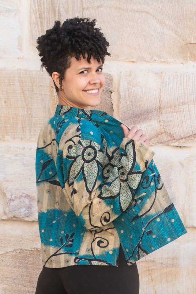 Willow Kantha Jacket Turquesa Soul Song Life Vintage textiles