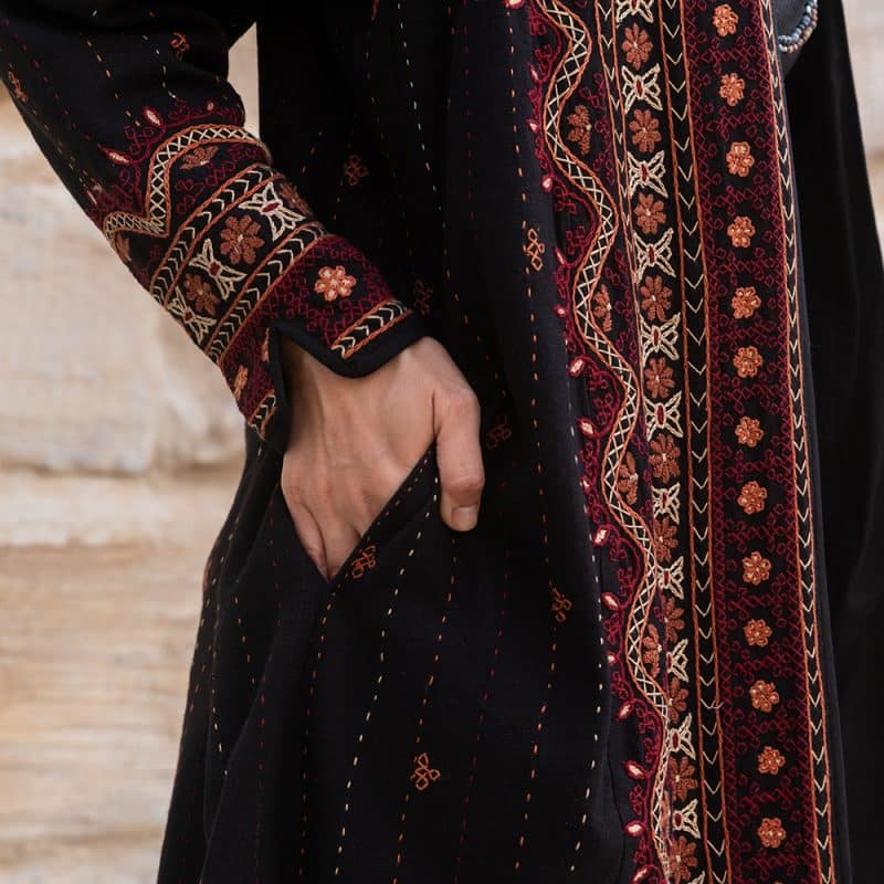 Persian Luxe Coat - Onyx