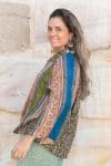 Vintage Sari Amira - Sol - Wool - Silk