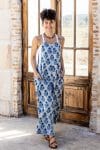 Lucy Overalls - Indigo Botanical