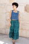 Lola Skirt - Lapis Fantail