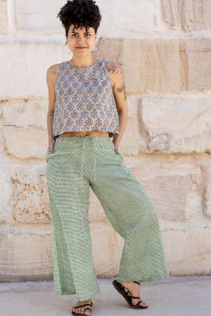 Culottes - Emerald Check