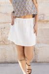 Half Slip Skirt - White